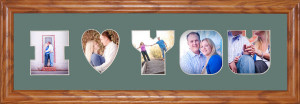 I heart You - Frame Mat and Picture